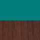 Teal-Walnut